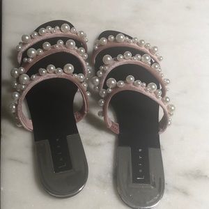 Leith pearl sandals size 7.5